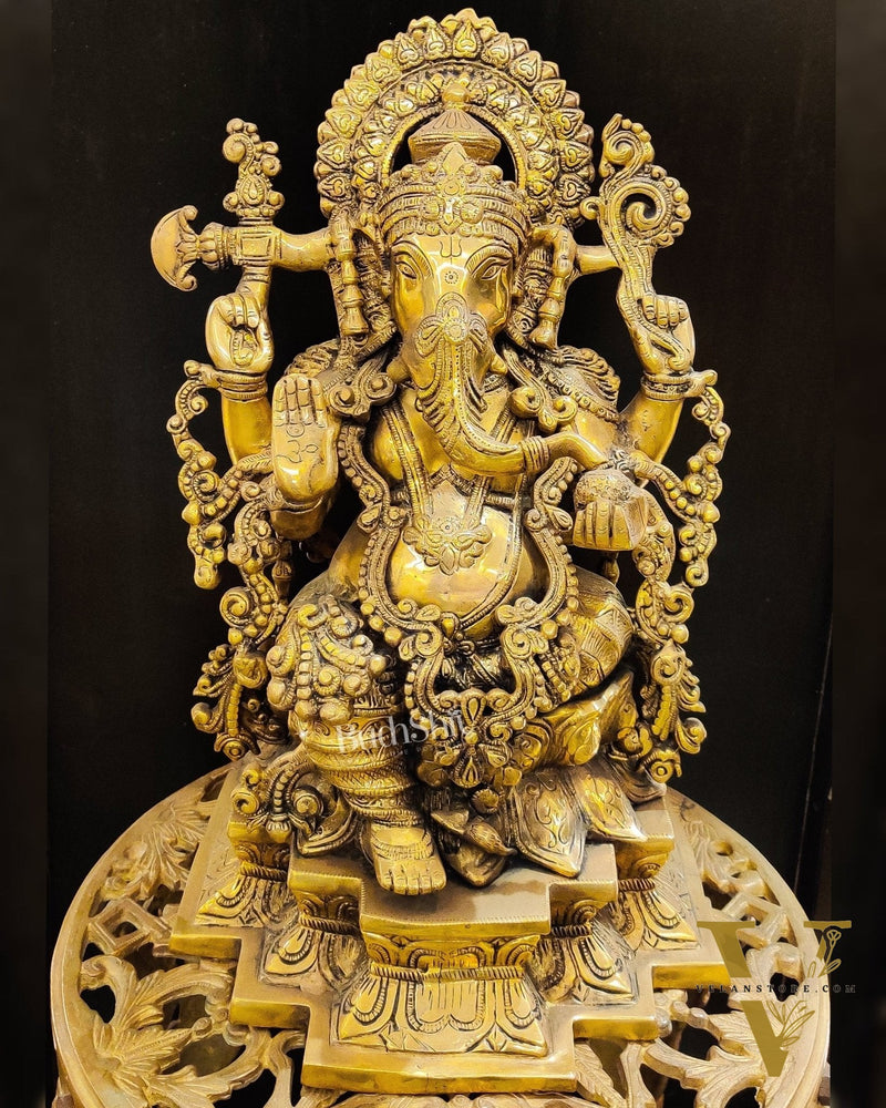 Ganesha Brass statue 19 inch
