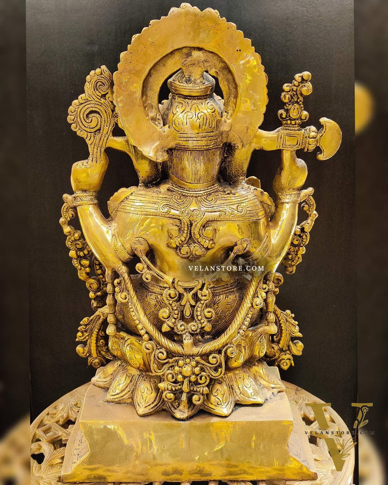Ganesha Brass statue 19 inch