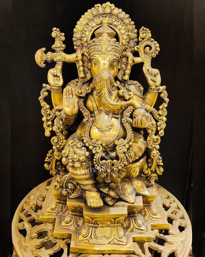 Ganesha Brass statue 19 inch