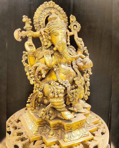 Ganesha Brass statue 19 inch