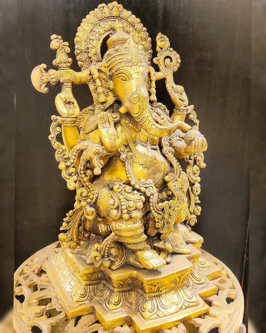 Ganesha Brass statue 19 inch