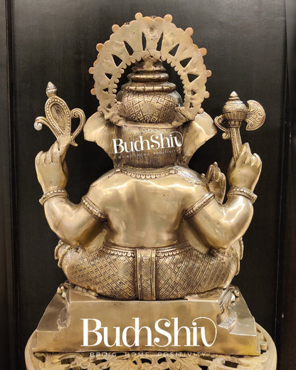 Brass Dagduseth Ganesha Brass Statue 20 inch