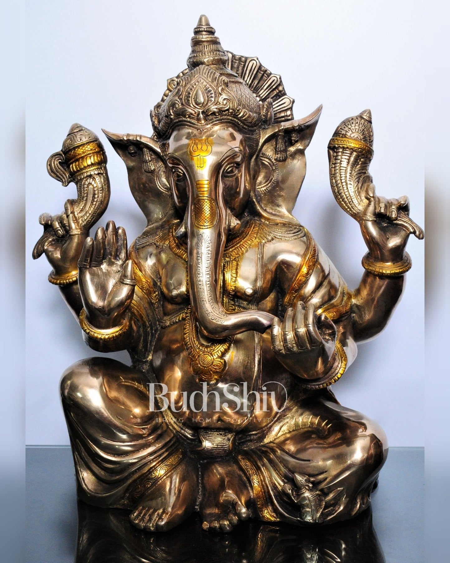 Ganesha Brass Statue 20 inches