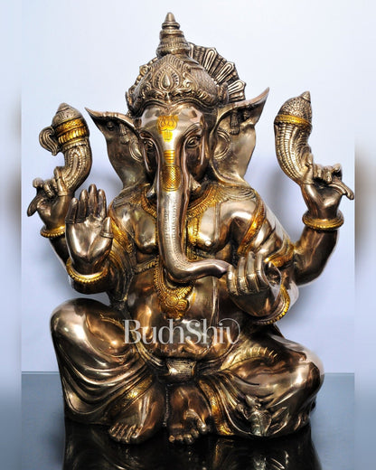 Ganesha Brass Statue 20 inches