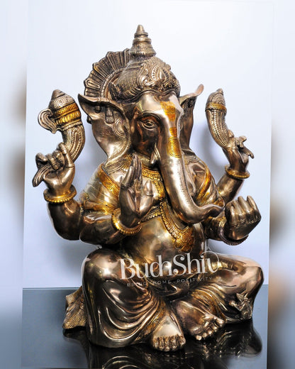 Ganesha Brass Statue 20 inches