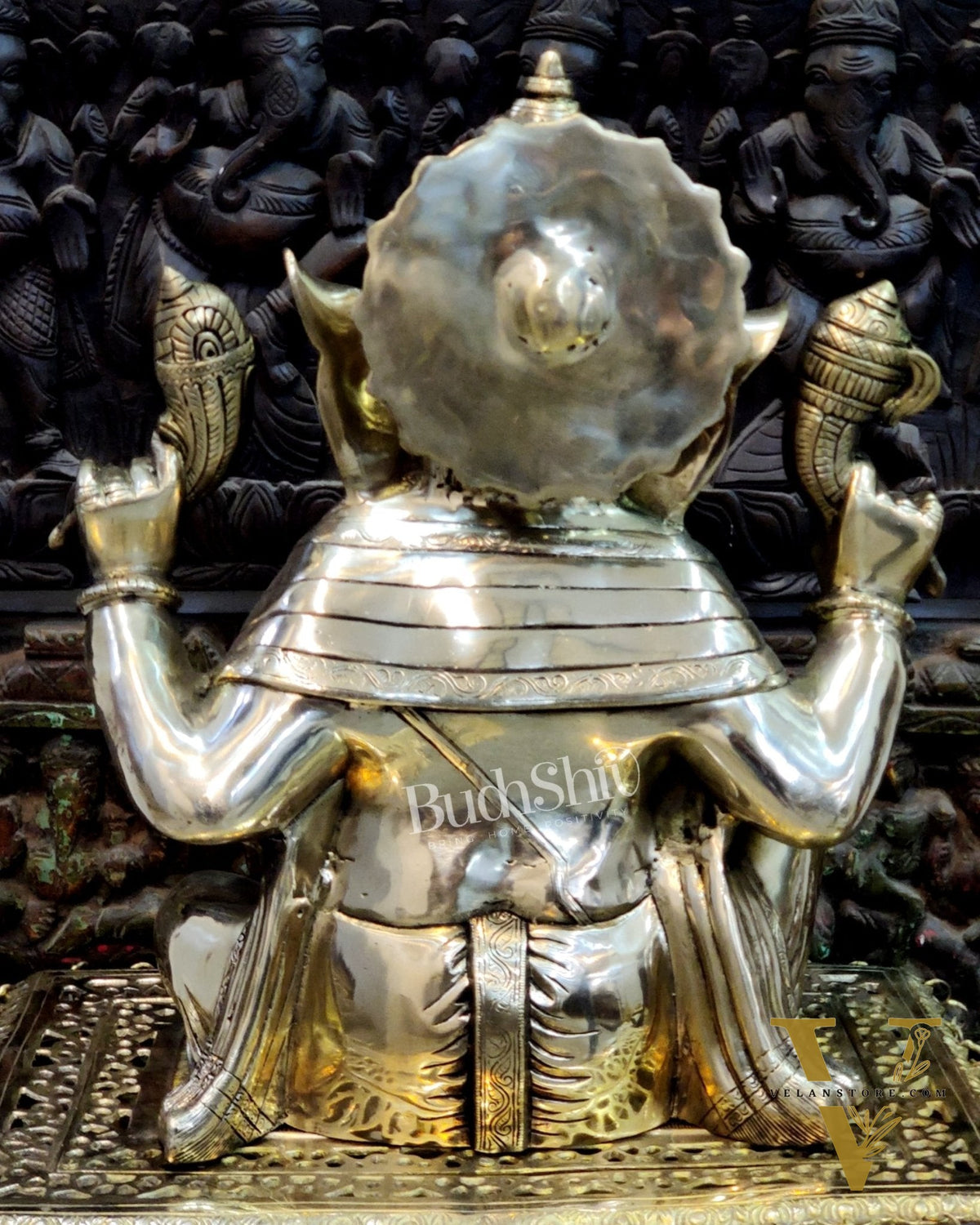 Ganesha Brass Statue 20"
