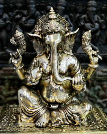 Ganesha Brass Statue 20"
