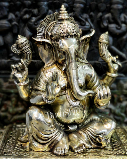Ganesha Brass Statue 20"