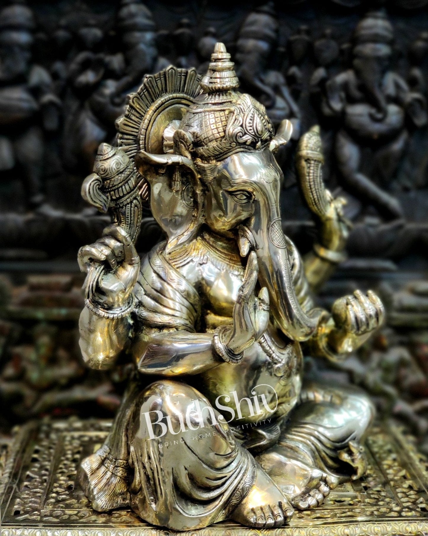 Ganesha Brass Statue 20"