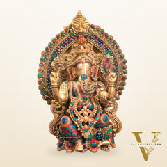 Ganesha brass statue 26"