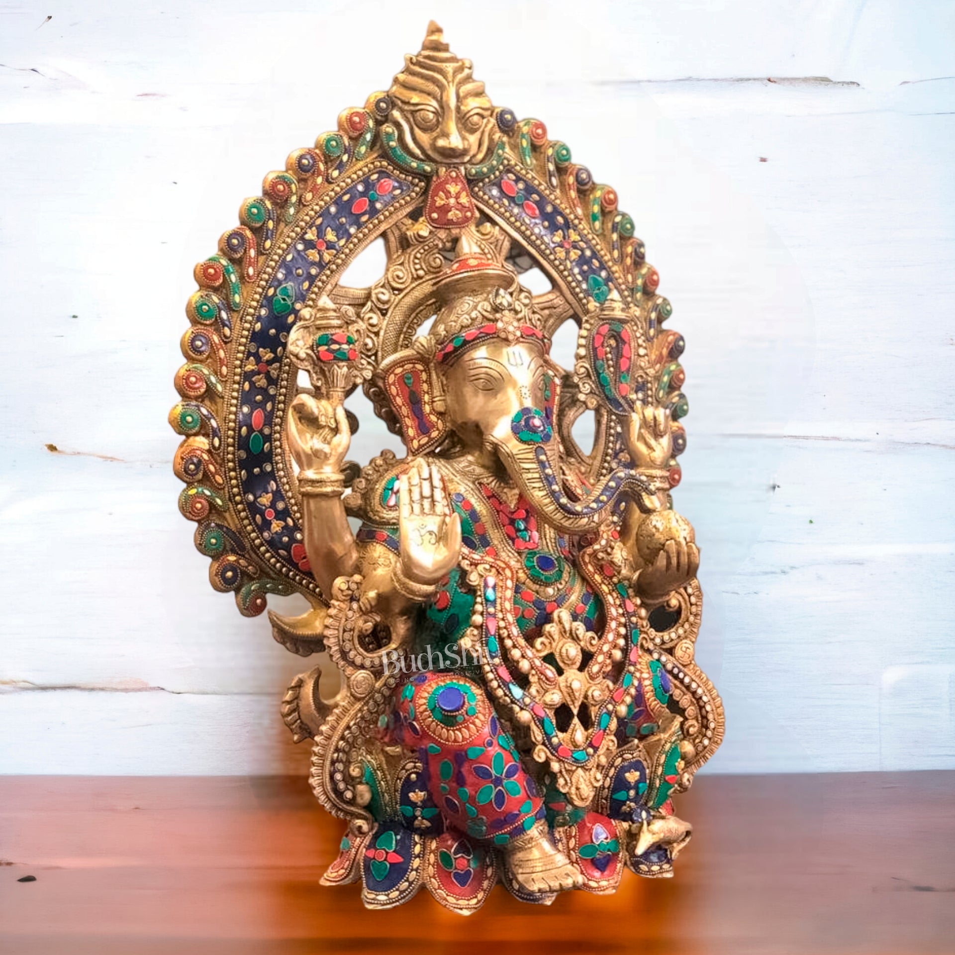 Ganesha brass statue 26"
