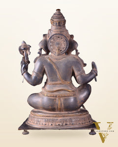 Ganesha Brass statue - Majestic 21 -Inch Height