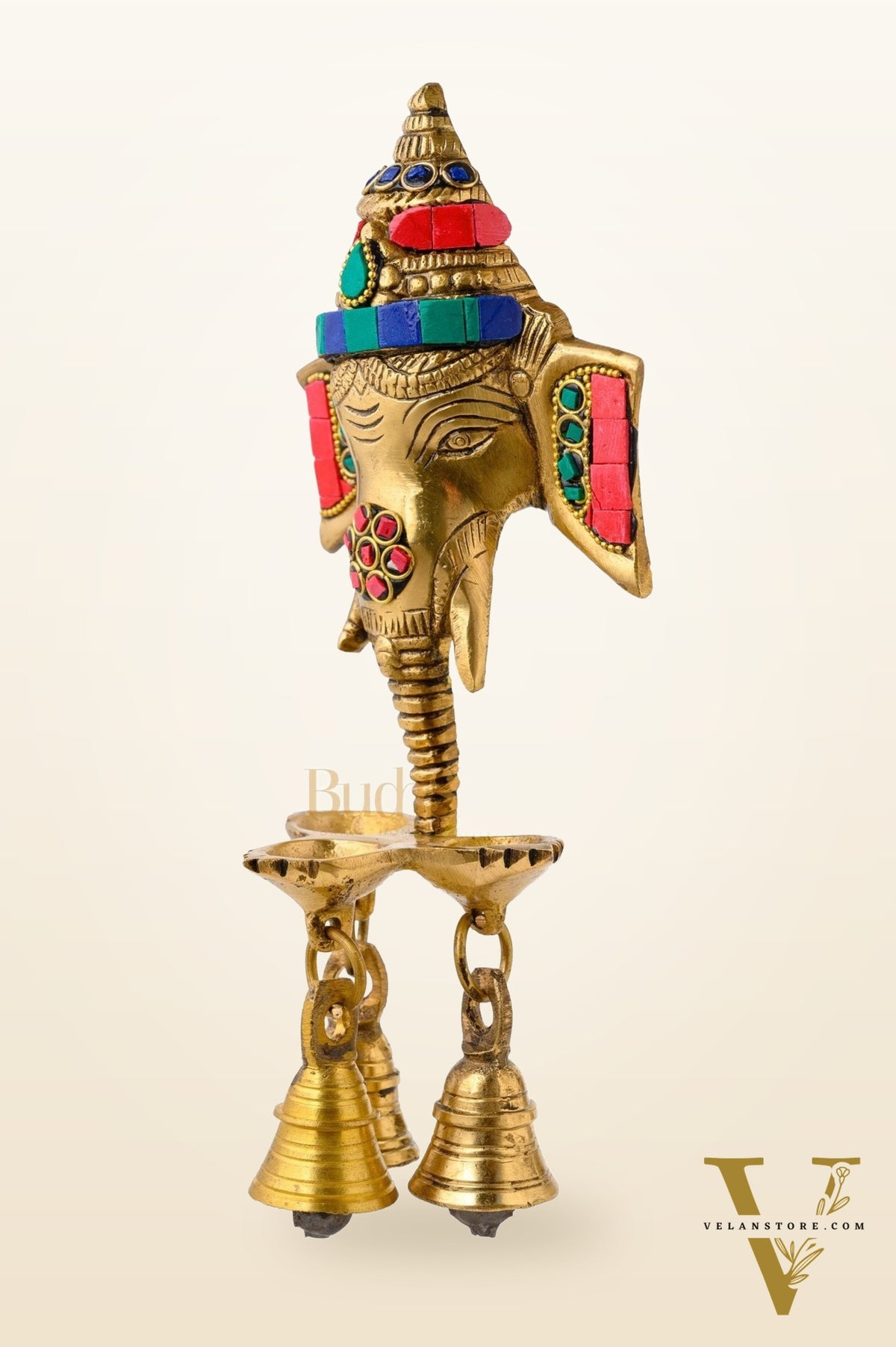 Ganesha Diya Lamp Wall Hanging diya 10"