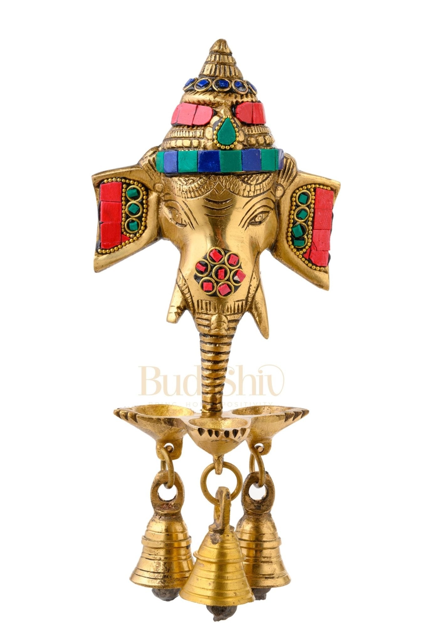 Ganesha Diya Lamp Wall Hanging diya 10"