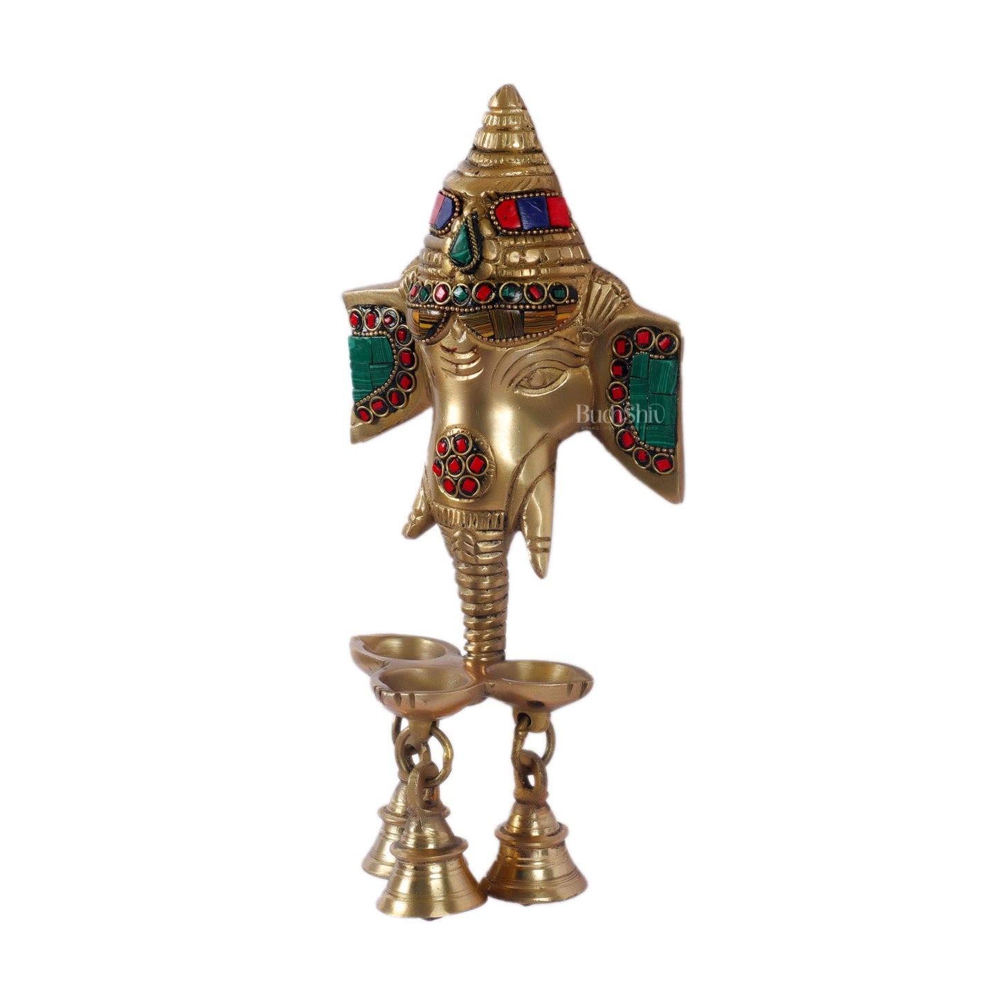 Ganesha Diya Lamp Wall Hanging for Wall and Door Home Decor 10"