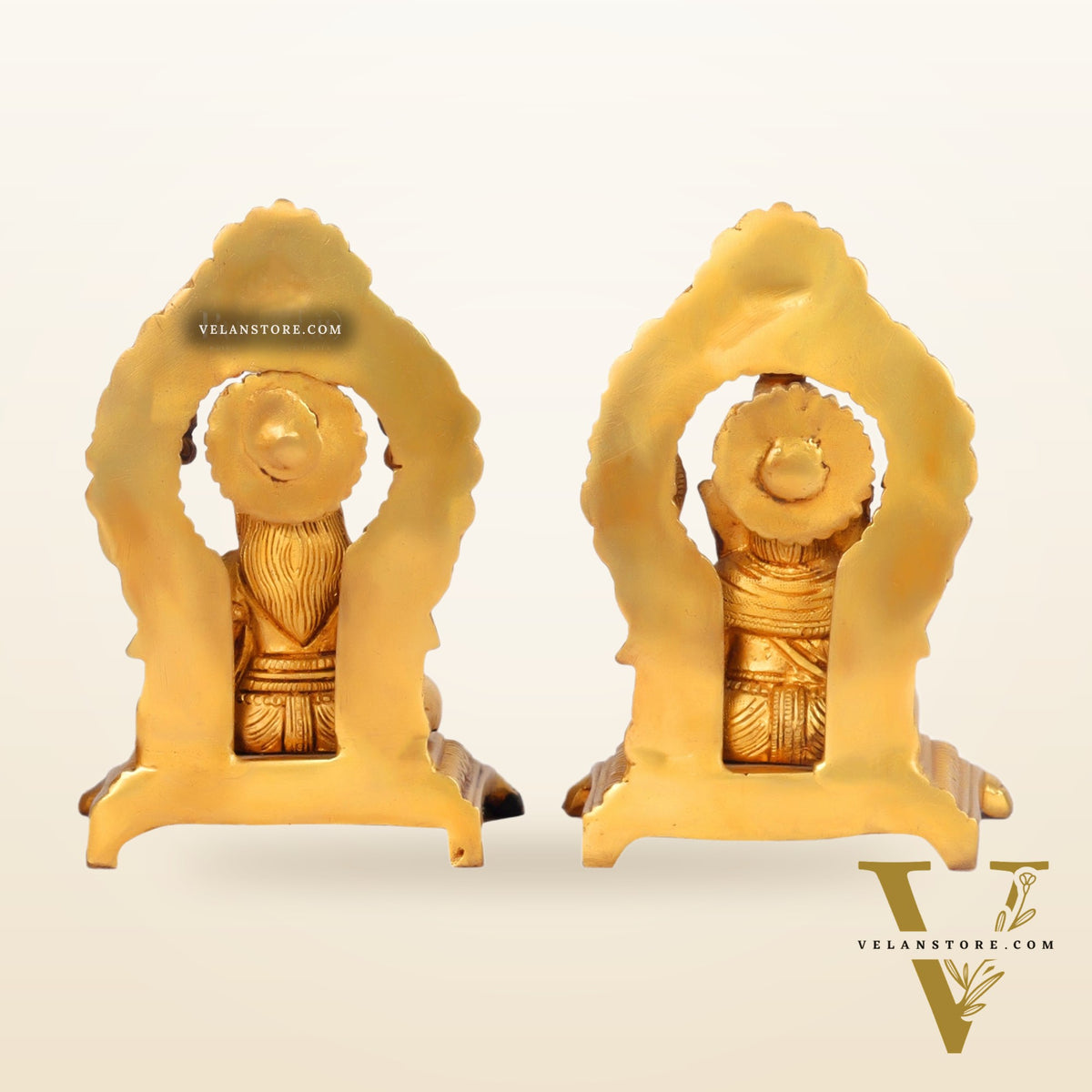 Ganesha Lakshmi Brass statue 7 inches