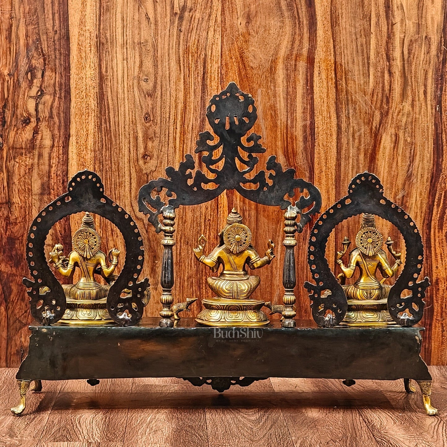 Ganesha Lakshmi Saraswati Idol Set 21"