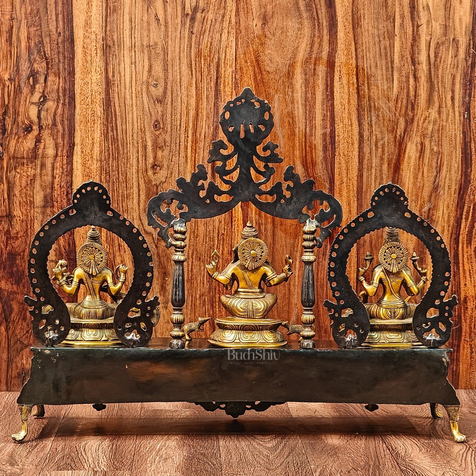 Ganesha Lakshmi Saraswati Idol Set 21"