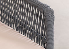 Bilbao Outdoor Sofa Set 2 Seater, 2 Single seater Set Braided & Rope