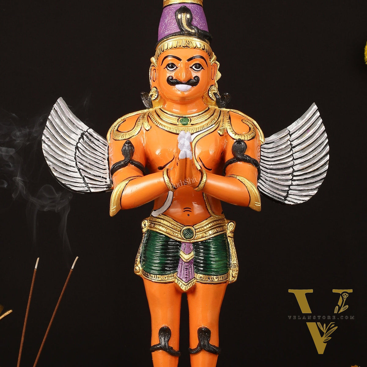 Garuda Standing Brass statue 22 inch | Superfine Brass