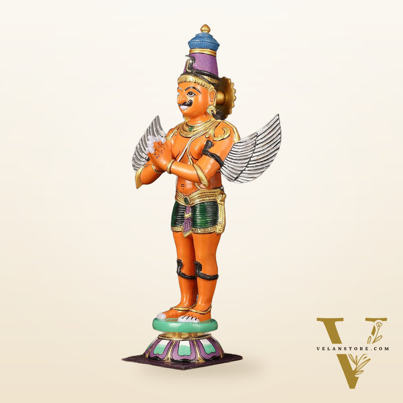Garuda Standing Brass statue 22 inch | Superfine Brass