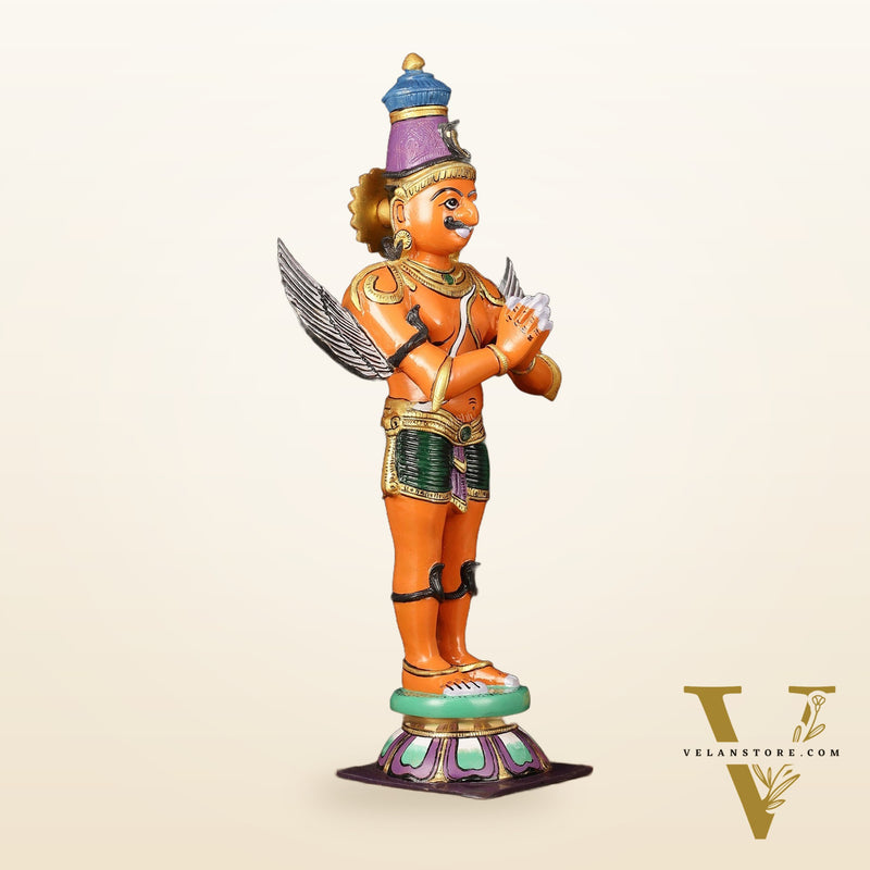 Garuda Standing Brass statue 22 inch | Superfine Brass