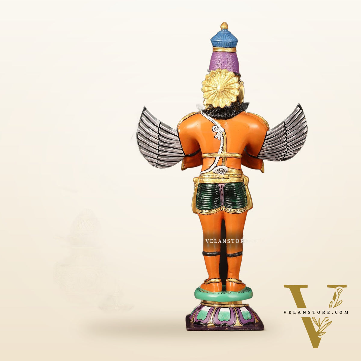Garuda Standing Brass statue 22 inch | Superfine Brass
