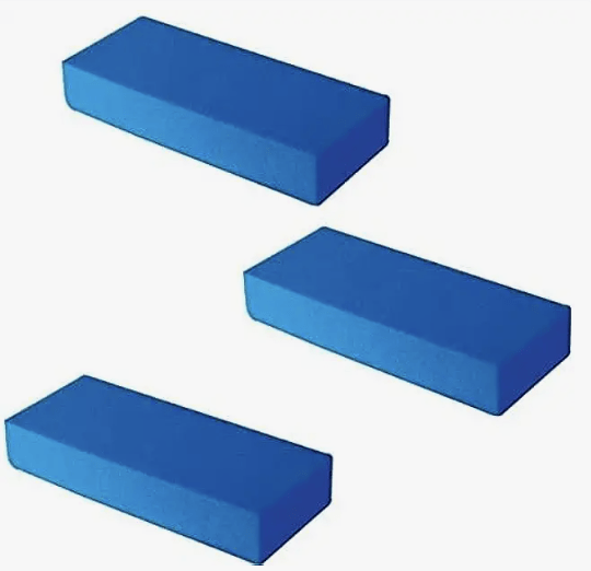 Nextday's Kitchen Cleaning Gebi Super Magic Sponge PVA Absorbent Washing Block for Cars, Windows, Floors, Desks Multifunction Household Cleaning (Random Colors) - Pack of 3