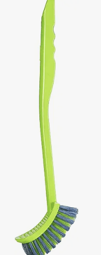 GEBI Anti-Bacterial Single Hockey Toilet Brush, Efficient Toilet Cleaning with Hockey Shape, Ideal for Western and Indian Toilets