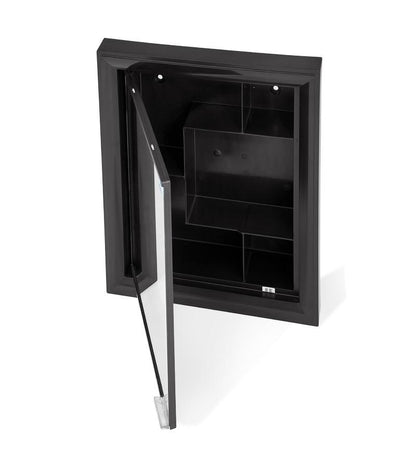 Nilkamal Gem Mirror Cabinet (Black)