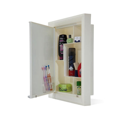 Nilkamal Gem Mirror Cabinet (Ivory)