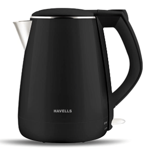 HAVELLS Aqua plus 1500w Electric Kettle  (1.2 L, Black)
