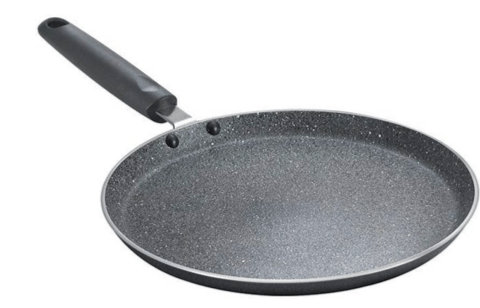 Prestige Omega Deluxe Granite Dosa Tawa, 280 mm, Black, Nonstick Aluminium