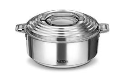 MILTON Galaxia 1000 Double Walled Stainless Steel Casserole, 1.2 litres, Silver | PU Insulated | Hot & Cold | Hygiene | Odourless-1