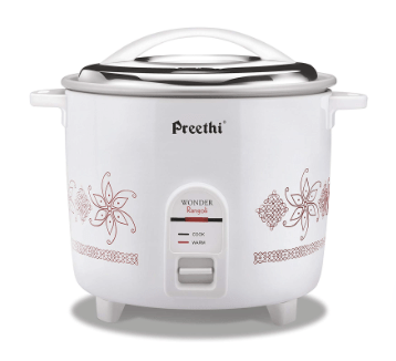 Preethi RC 321 2.2 Liters Rice Cooker, White
