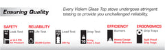 Vidiem Viva Glass Top Gas Stove (2 Burner)