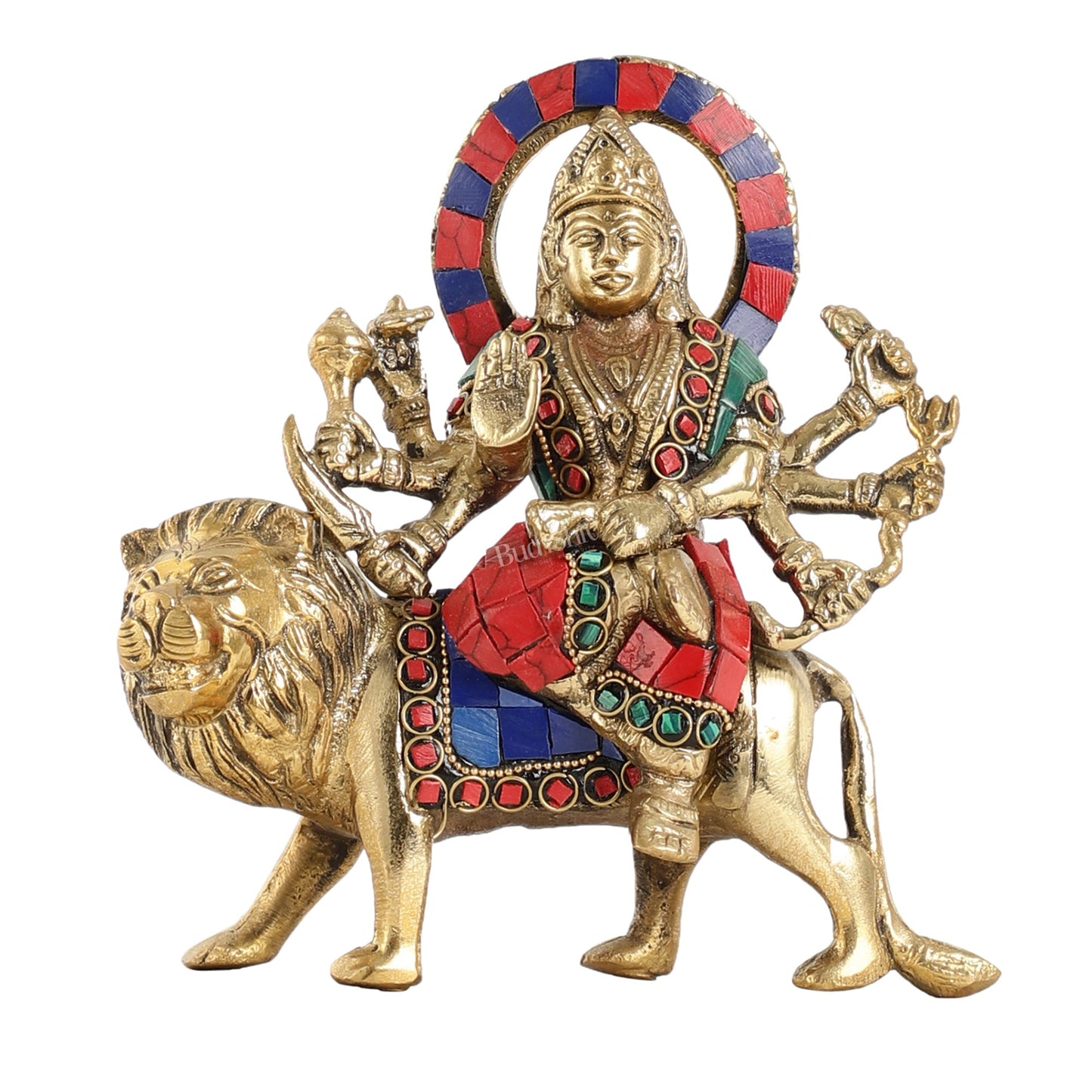 Brass durga mata idol 6 inch