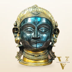 Goddess Parvati/Gauri Mata Head Statue - 12 inches
