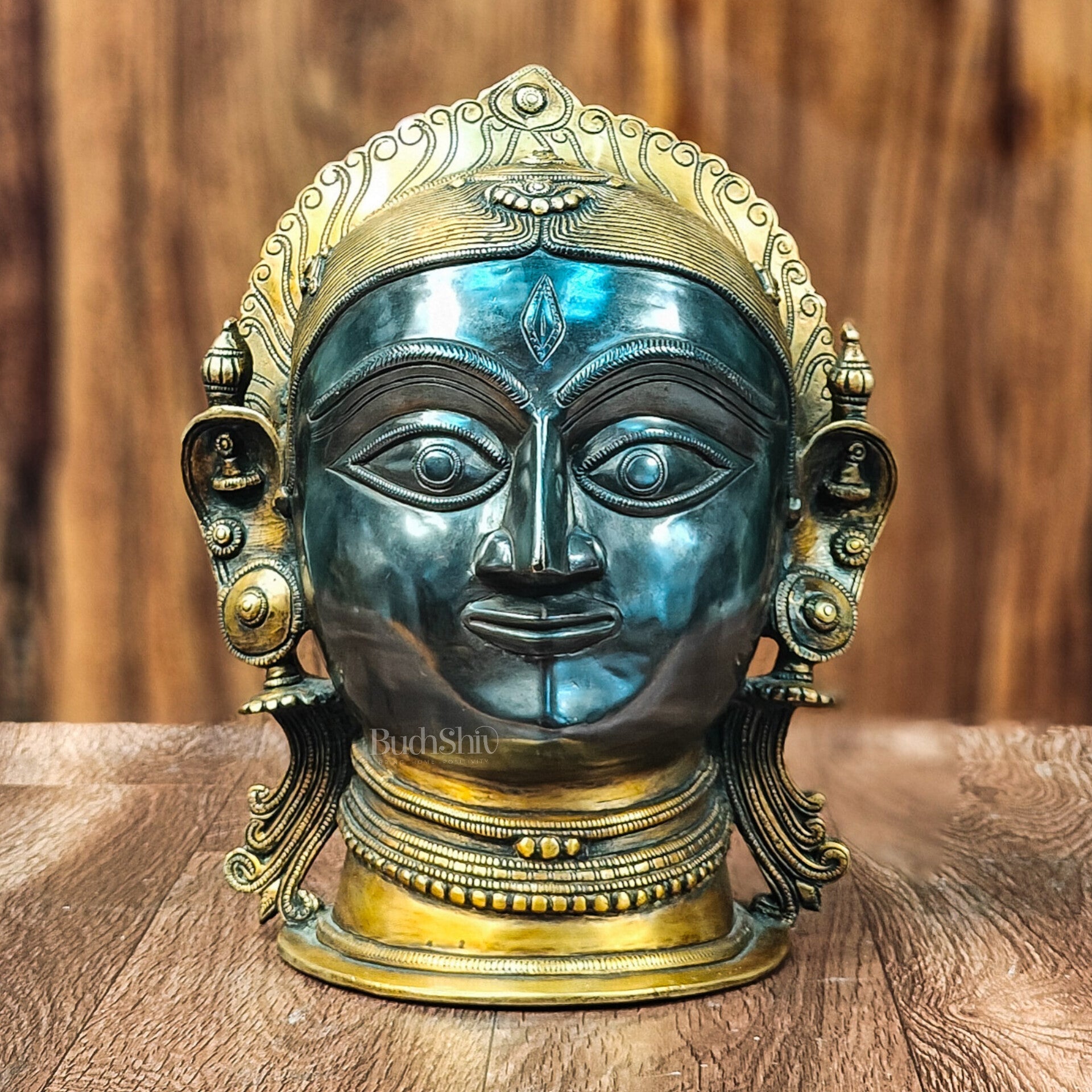 Goddess Parvati/Gauri Mata Head Statue - 12 inches
