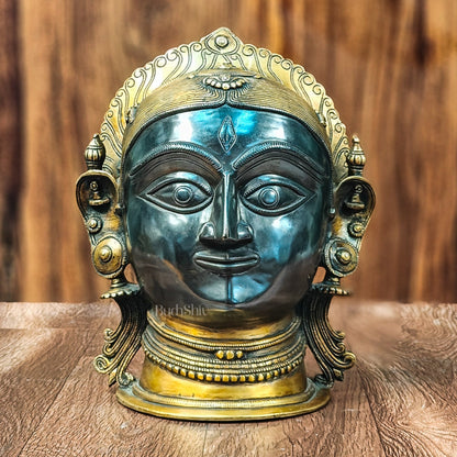 Goddess Parvati/Gauri Mata Head Statue - 12 inches