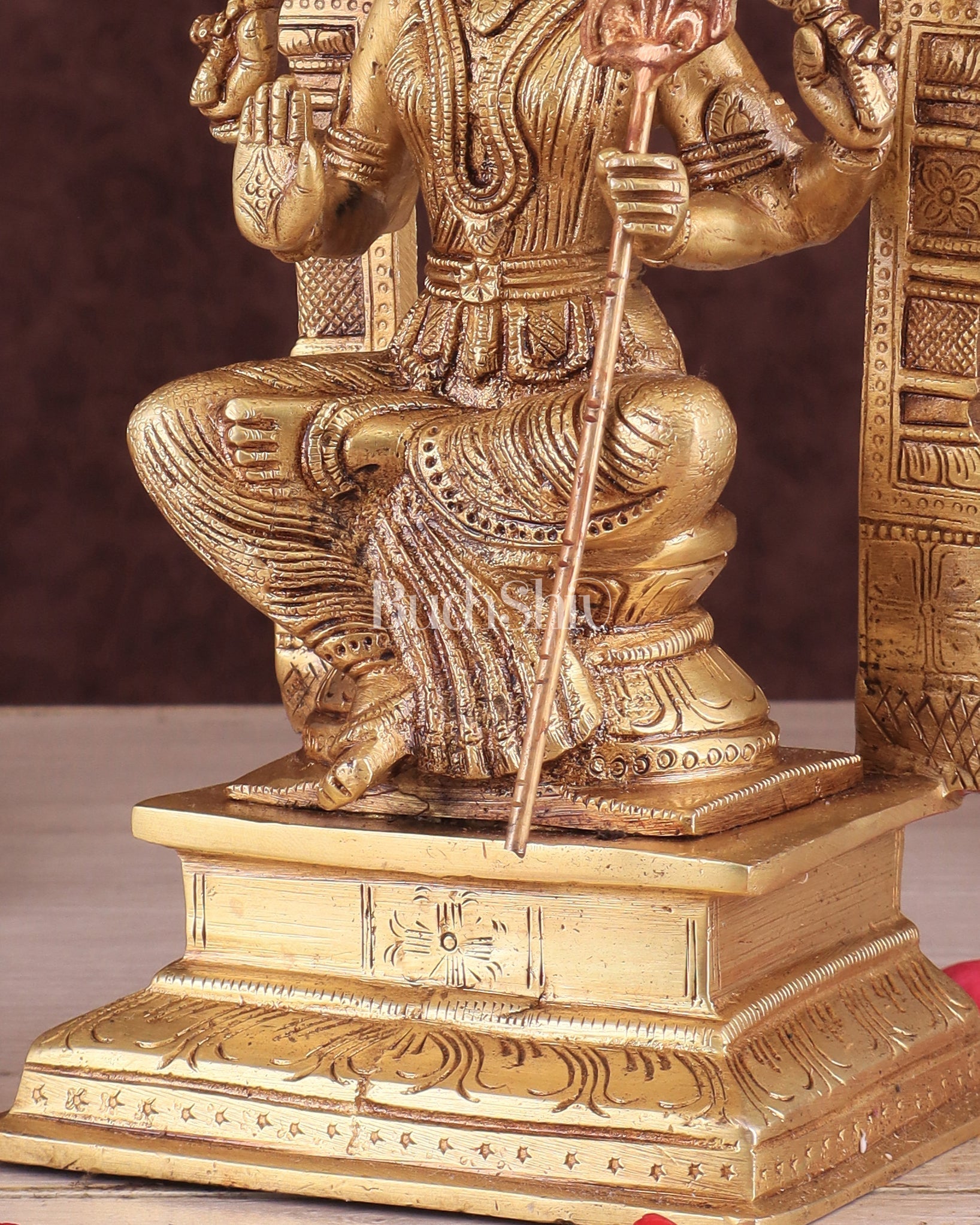 Goddess Rajarajeshwari tripura Sundari Brass Idol – 10"