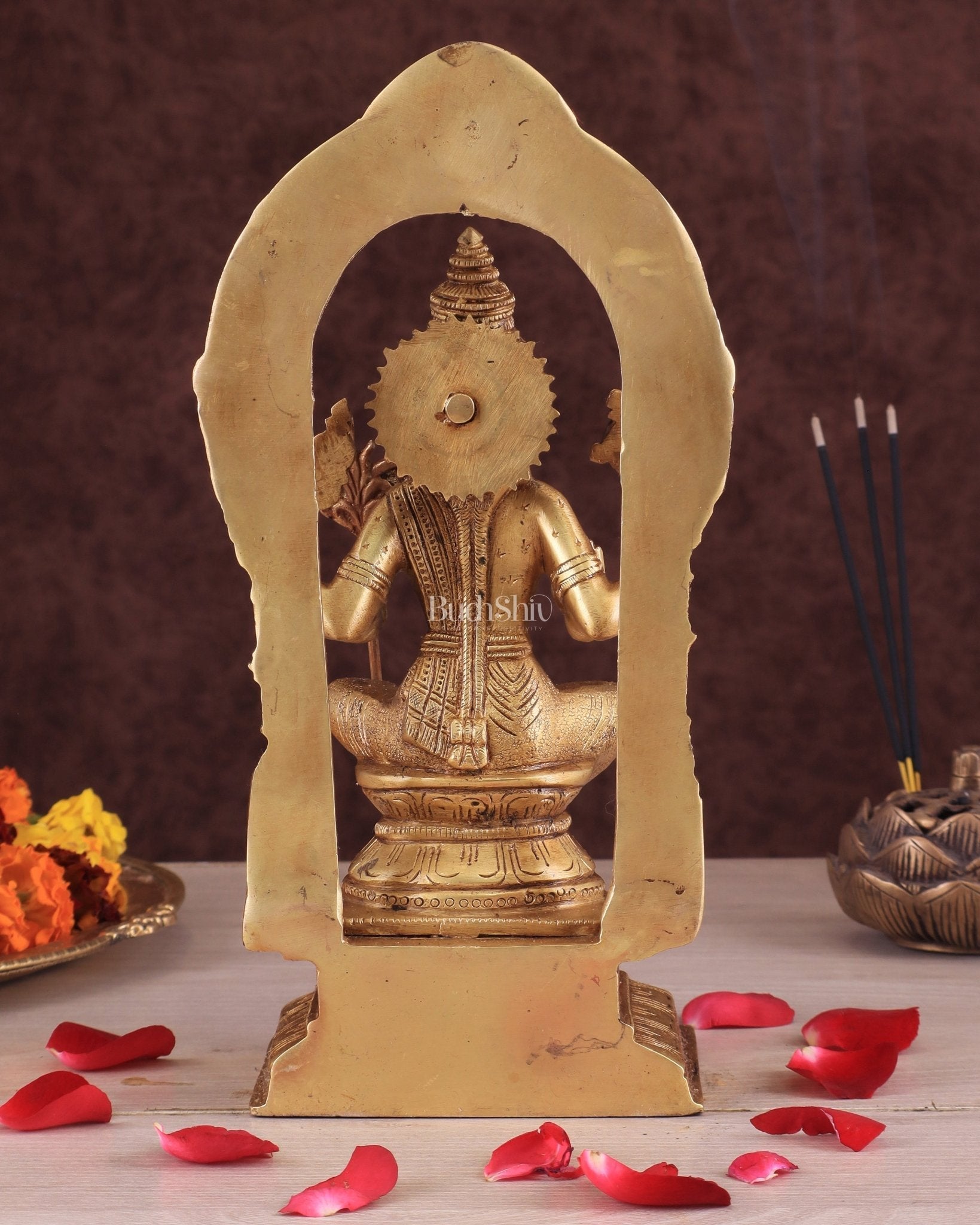 Goddess Rajarajeshwari tripura Sundari Brass Idol – 10"