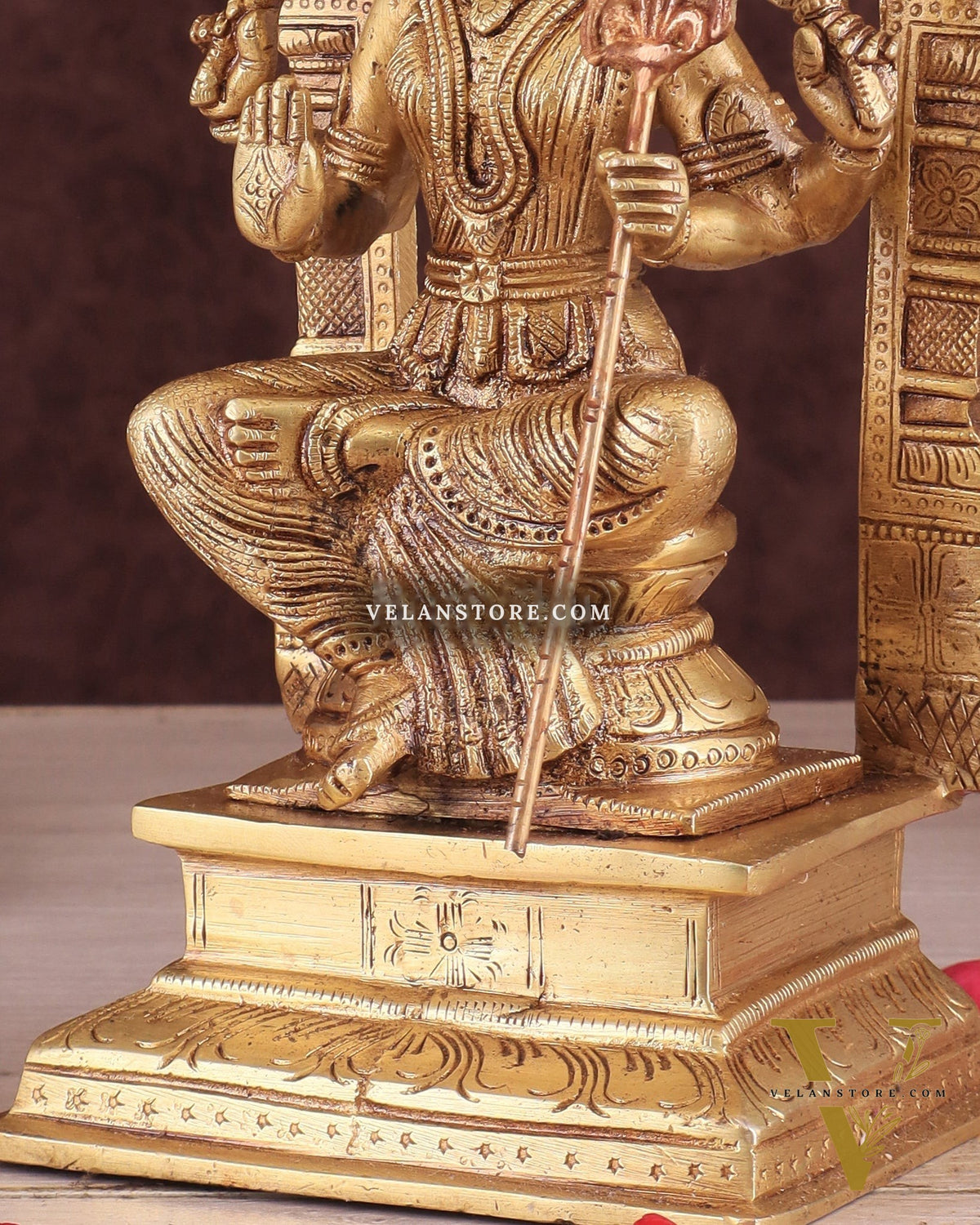 Goddess Rajarajeshwari tripura Sundari Brass Idol – 10"