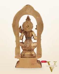 Goddess Rajarajeshwari tripura Sundari Brass Idol – 10"