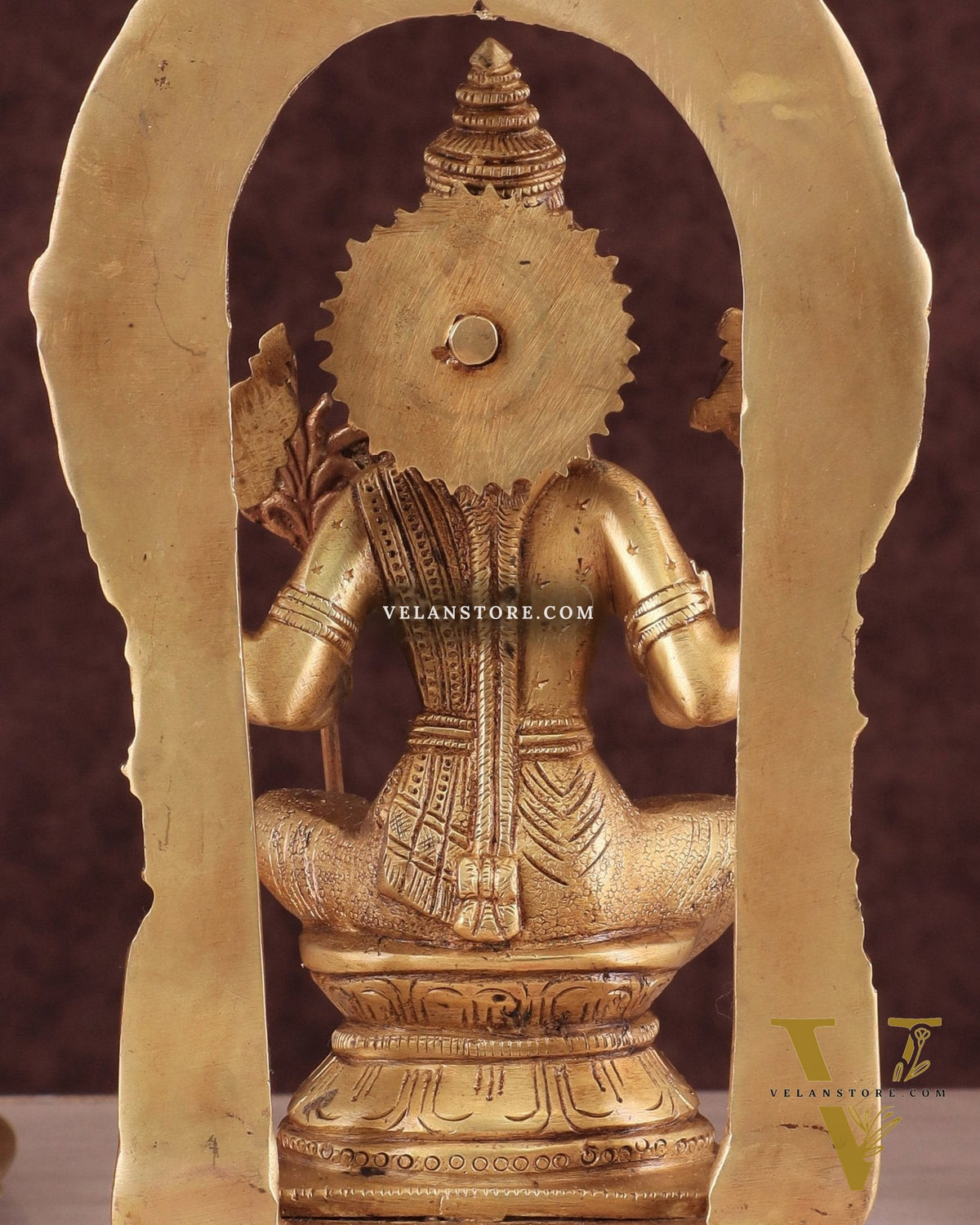 Goddess Rajarajeshwari tripura Sundari Brass Idol – 10"