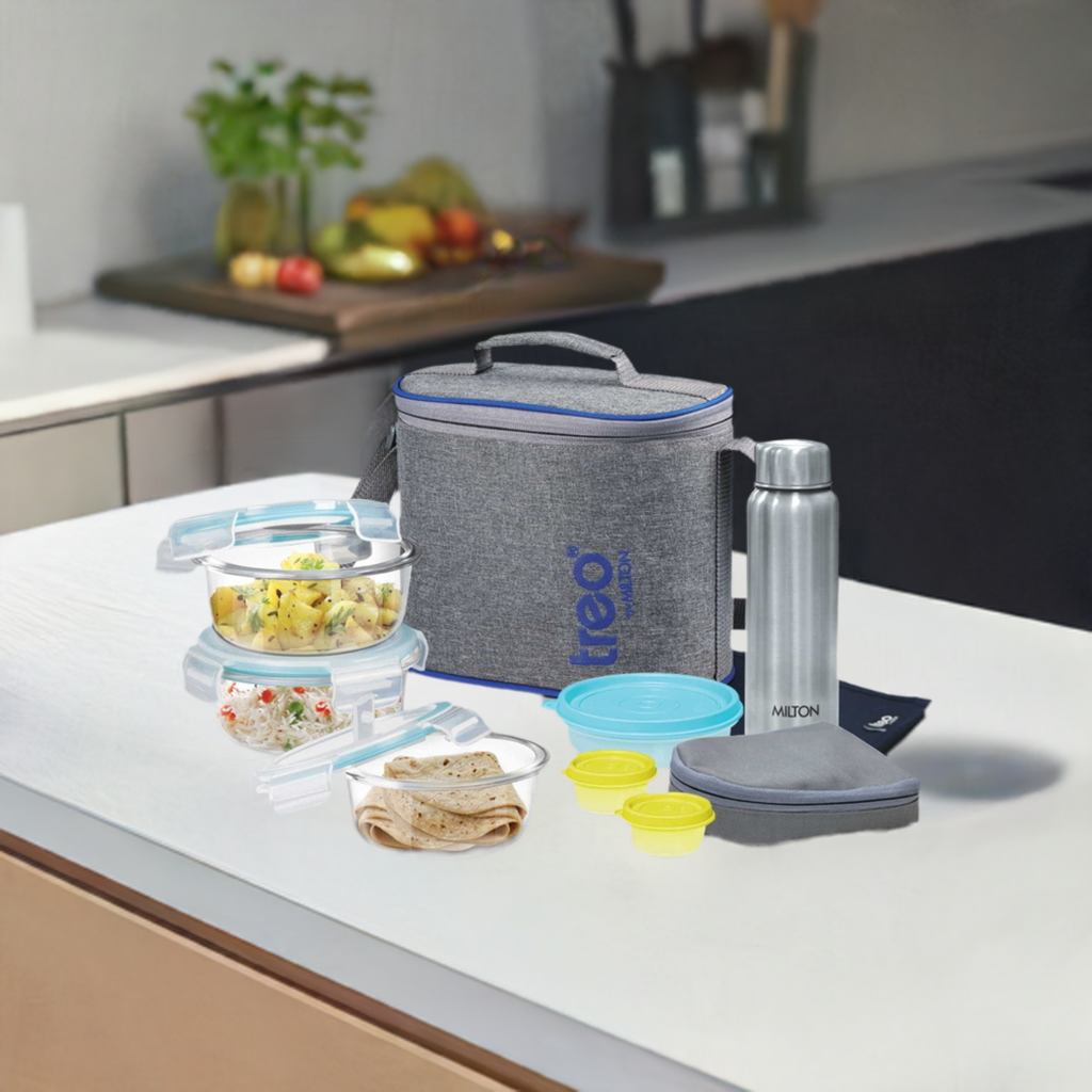 All Fresh Premier Glass Tiffin (Treo by Milton)
