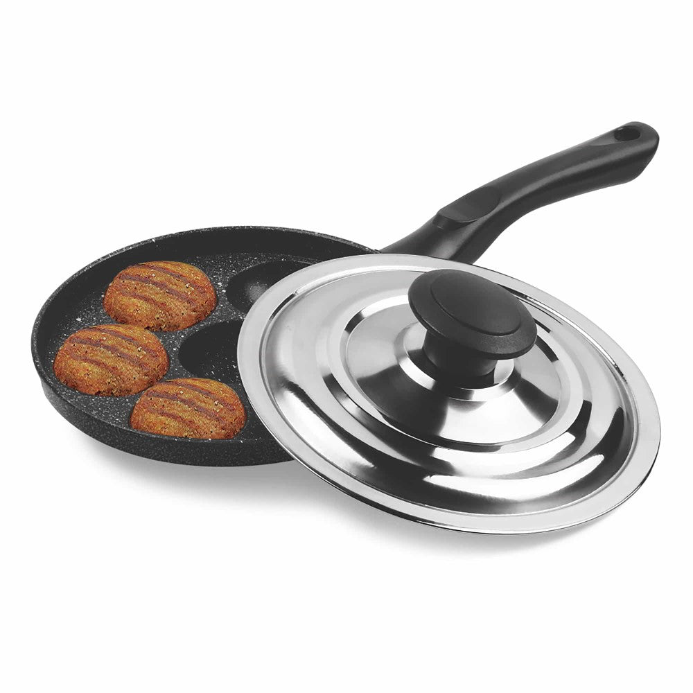 Appam Patra With Lid-Granito-Non Induction (Milton Procook)