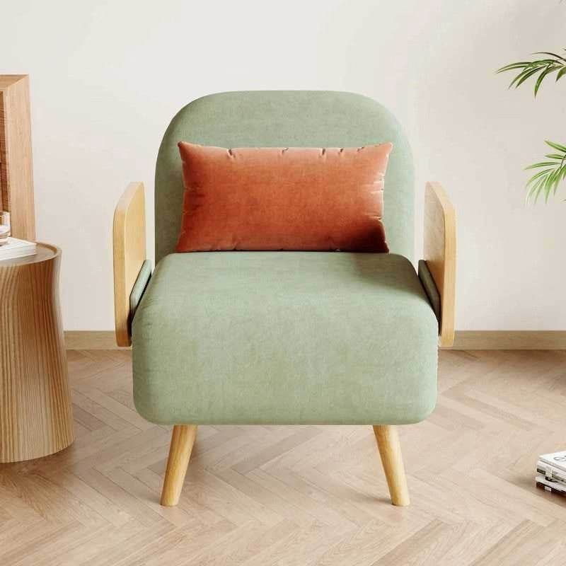 Green Chaise Longue | 3-in-1 Convertible Green Single Sofa Cum Bed