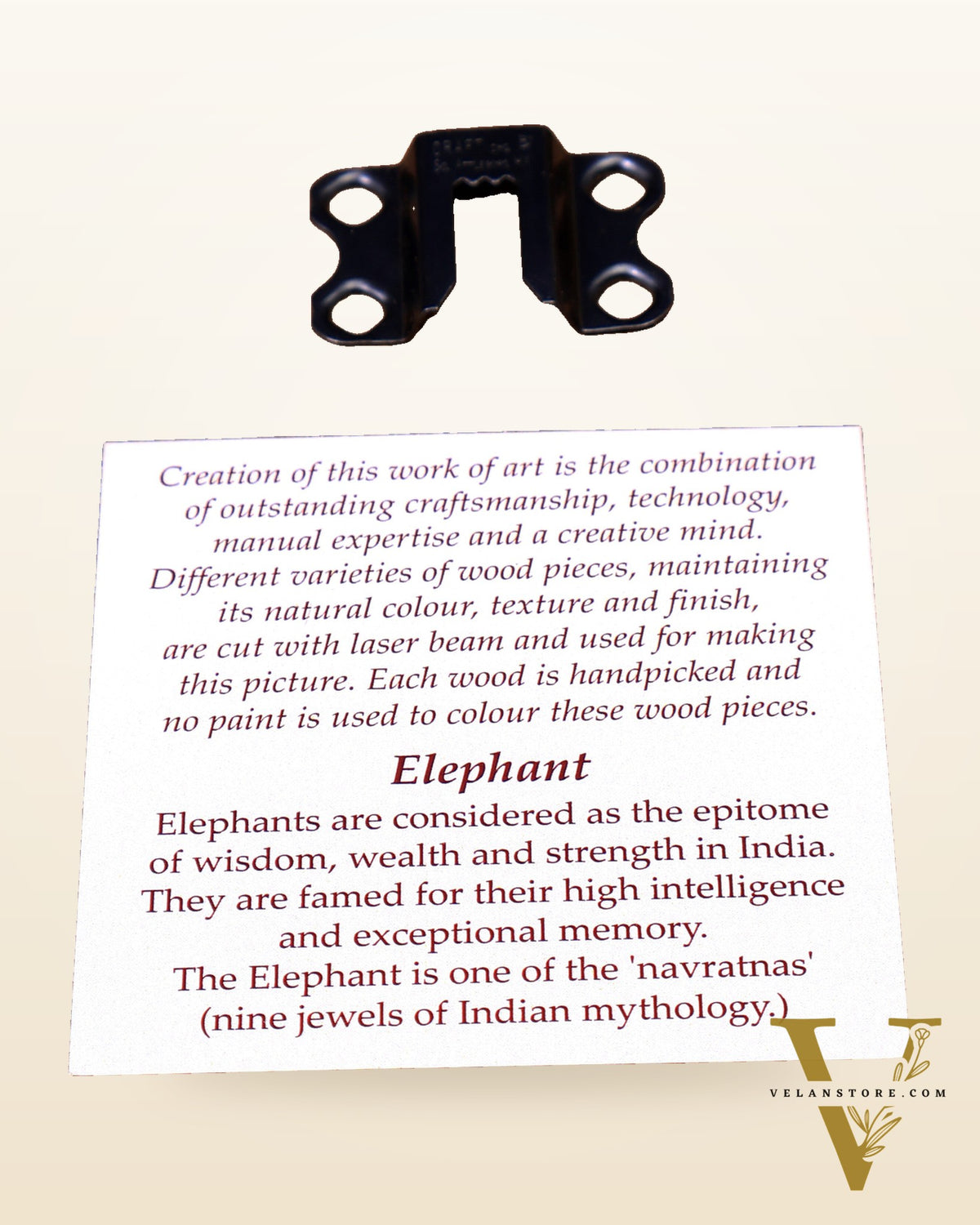 Group of 8 Legendary Elephants | 3D Wooden Wall Hanging Frame with Glass
