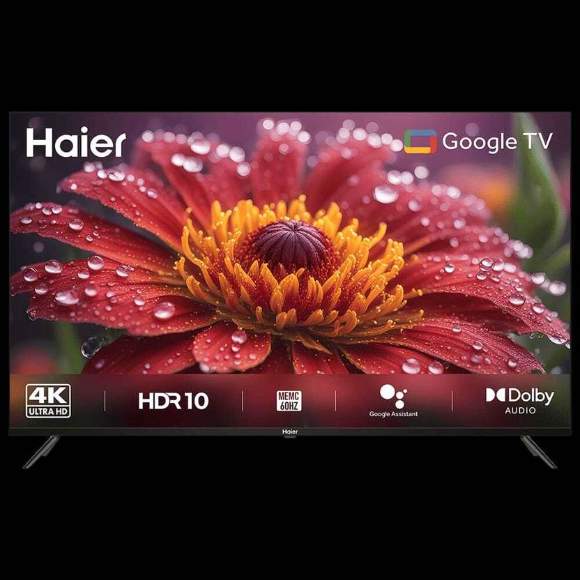 Haier 80 cm (32 inch) QLED Full HD Smart Google TV with Google Assistant (2025 model) (H32S80FFX)